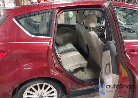 2013 Ford C-Max Hybrid Sel z USA, uszkodzony, nr VIN 1FADP5BU2DL527767